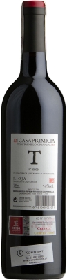 Wino Casa Primicia "T" Tempranillo Rioja DOCa 2016