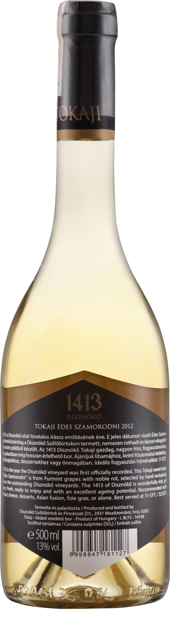 Wino Disznókő 1413 Tokaji Édes Szamorodni 2021 500 ml | Kondrat