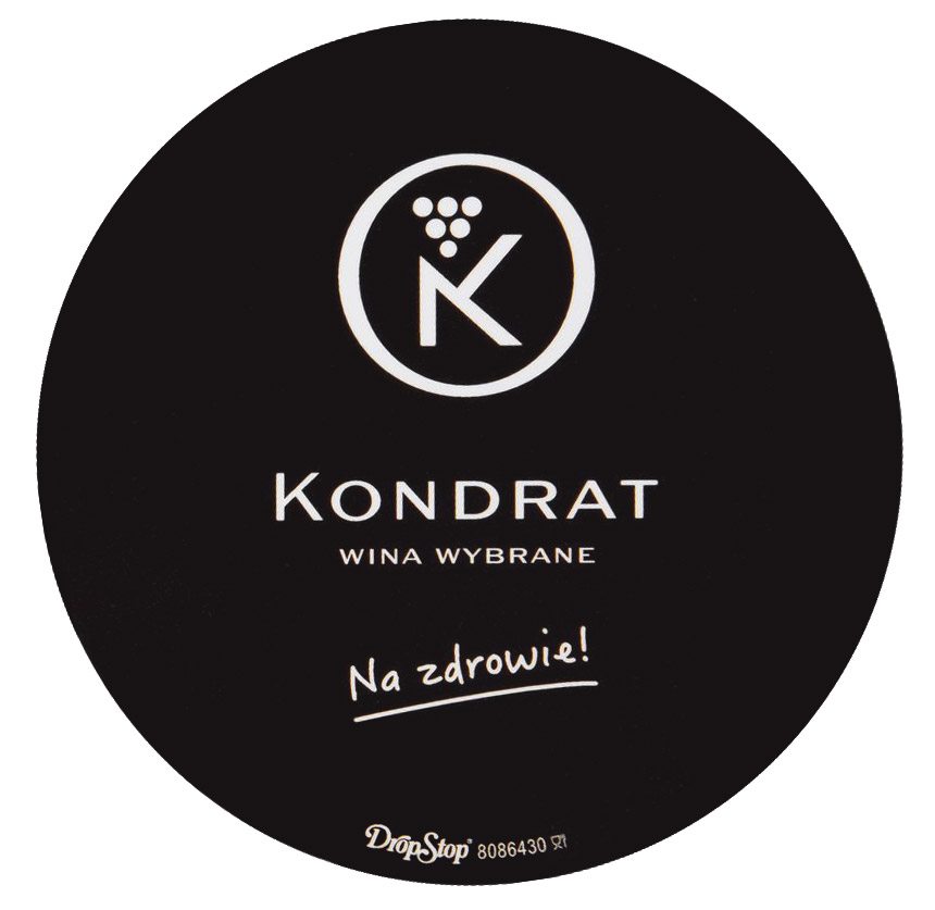 Dropstop z logo Kondrat Wina Wybrane