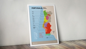 Portugalia - mapa regionów winiarskich