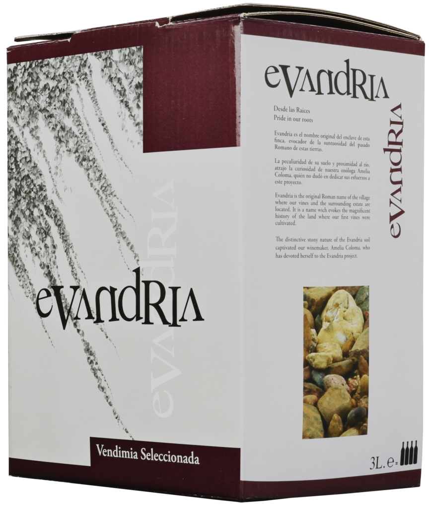 Wino Bag-in-Box: Coloma Rosado Evandria Extremadura VdlT 2020 3 l