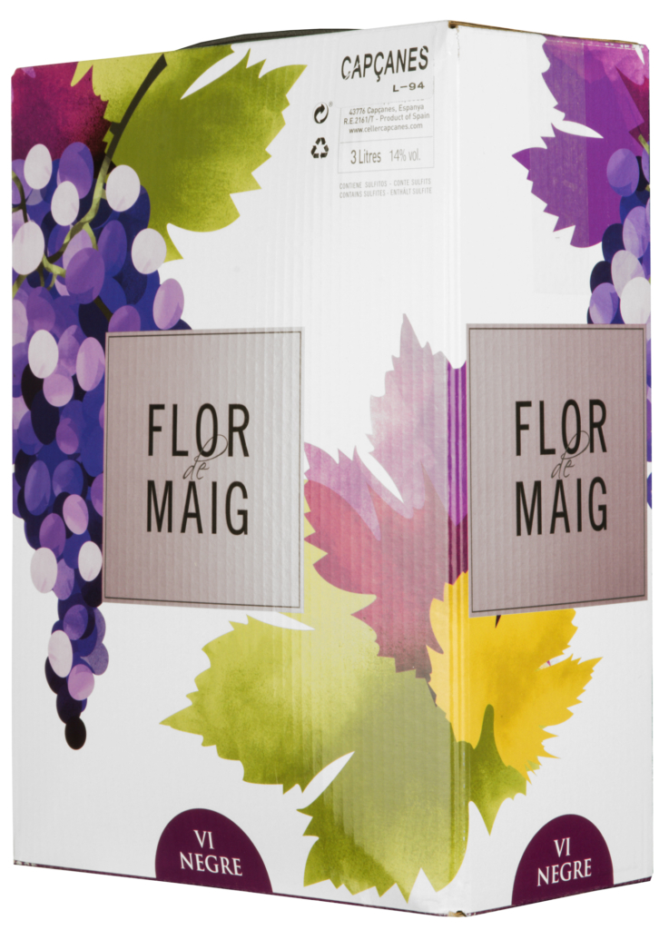 Wino Bag-in-Box: Capcanes Flor de Maig Negre Catalunya DO 3 l