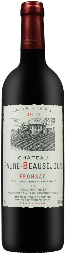 Wino Chateau Faure-Beausejour AOC Fronsac 2019